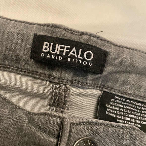 Buffalo David Bitton Aubrey Mid-Rise Super Soft  Jeans Grey Wash Size 6 skinny, - Picture 5 of 10
